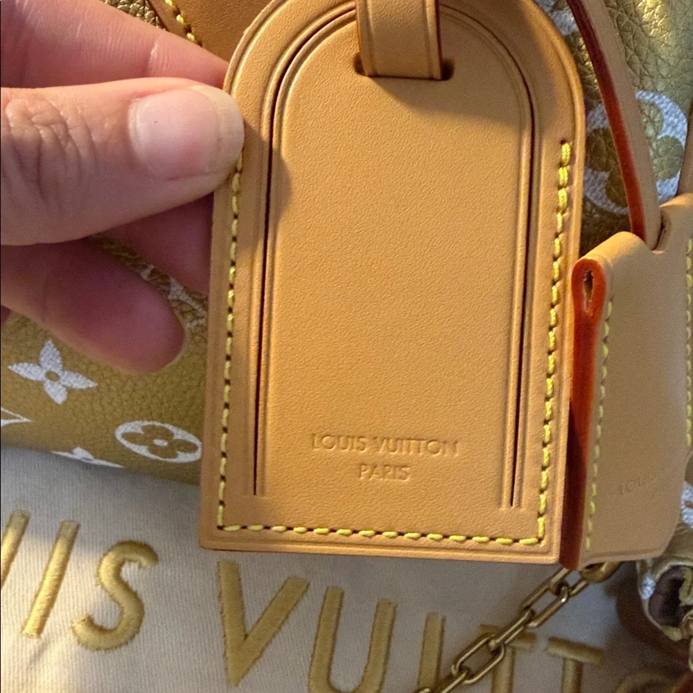 Louis Vuitton Speedy P9 Bandouliere 25 Gold Kintsugi